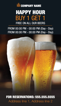 Picture of Promotional - Beer Club  - Business Card Magnet
