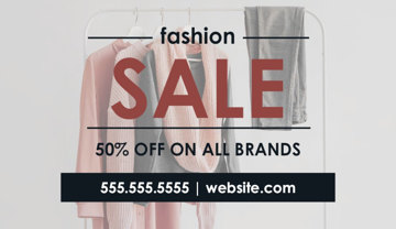 Picture of Promotional - Fashion Sale  - Business Card Magnet