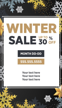 Picture of Promotional - Winter Sale  - Business Card Magnet