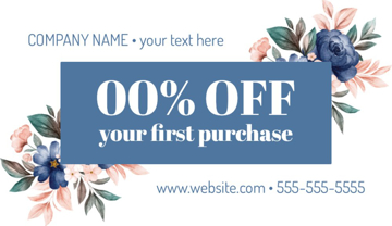 Picture of Promotional 12  - Horizontal - Business Card Magnet