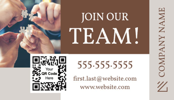 Picture of Promotional 2  - Horizontal - Business Card Magnet