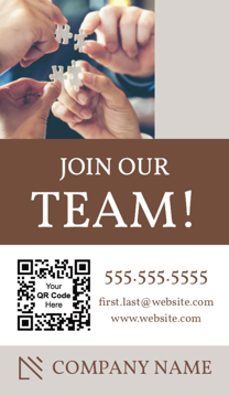 Picture of Promotional 2  - Vertical - Business Card Magnet