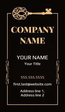 Picture of Real Estate 1  - Vertical - Business Card Magnet