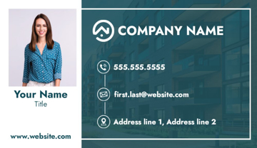 Picture of Real Estate 3 - Horizontal - Business Card Magnet