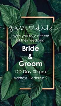 Picture of Save The Date - Wedding Party  - Business Card Magnet