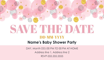 Picture of Save The Date 3  - Horizontal - Business Card Magnet