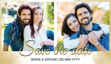 Picture of Save The Date 5  - Horizontal - Business Card Magnet