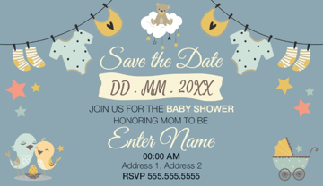 Picture of Save The Date 7  - Horizontal - Business Card Magnet