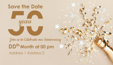 Picture of Save The Date 1  - Horizontal - Postcard Magnet