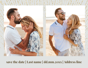 Picture of Save The Date 10  - Horizontal - Postcard Magnet
