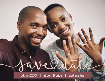 Picture of Save The Date 11  - Horizontal - Postcard Magnet