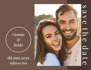 Picture of Save The Date 8  - Horizontal - Postcard Magnet